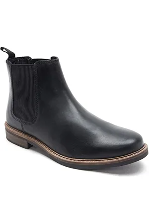 Thomas Crick Red Tape Herren Bamford Chelsea-Stiefel, Black, 43 EU