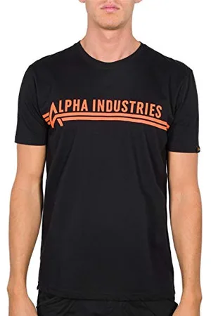 Alpha Industries Herren T T-Shirt, Black, S