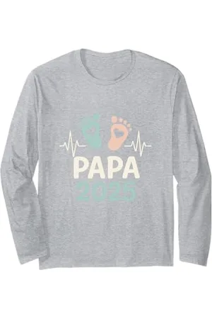 Ralph Lauren Papa 2025 - Vatertag Geburt Vater Papa Nachwuchs Langarmshirt