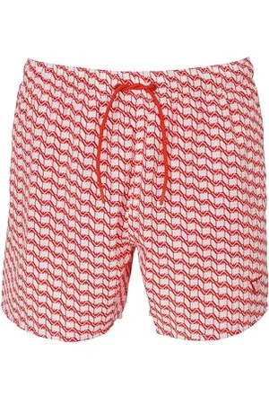Emporio Armani Herren Printed Pattern 4" Swim Trunk Badehose, , XL