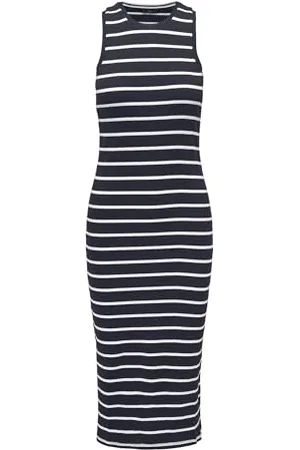 ONLY Onlbelfast Stripe S/L Mididress JRS Noos