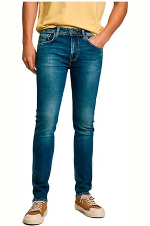 Pepe Jeans Herren Straight Jeans, Blau (Denim-Ef5), 33 W/34 L