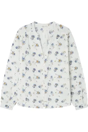 Springfield Damen 4.t.a.Blusa Alg Printed Flores Bluse, , 32