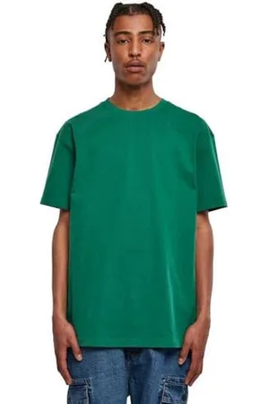Urban classics Herren T-Shirt Heavy Oversized Tee, Oversized T-Shirt für Männer, Baumwolle, Rundhals, green, S