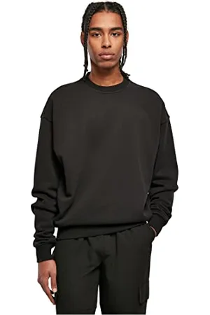 Urban classics Herren Ultra Heavy Crew Sweatshirt, black, 3XL