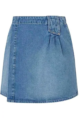 Pepe Jeans Damen Evy Rock, Blau (Denim), XS EU
