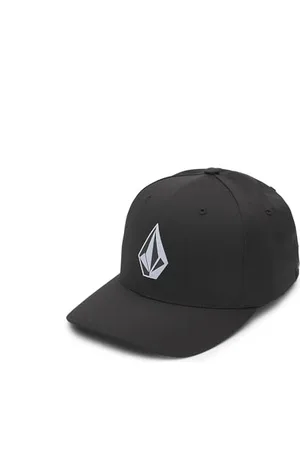 Volcom Herren Stone Tech Delta Water Resistant Hat Baseballkappe, Schwarz-Neu, SMALL