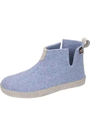 Manitu Damen -home Hausschuhe Hausschuh, Blau, 36 EU