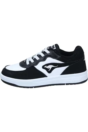 KangaROOS K-CP Tipin OS Sneaker, Jet Black/White, 36 EU