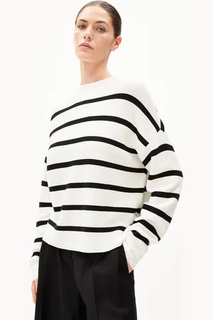 Armedangels MERINAA STRIPES Loose Fit Strickpullover - (L)