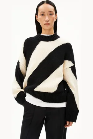 Armedangels SADNAA STRIPES Oversized Fit Strickpullover - (M)