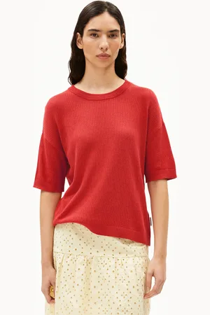 Armedangels LIZAA LINO Relaxed Fit Stricktop - (M)