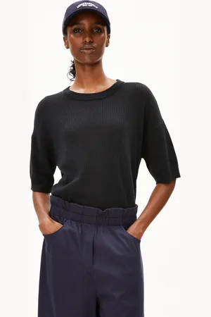 Armedangels LIZAA LINO Relaxed Fit Stricktop - (M)