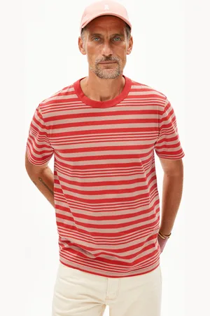 Armedangels MAARKOS BOLD STRIPES Relaxed Fit T-Shirt - (L)