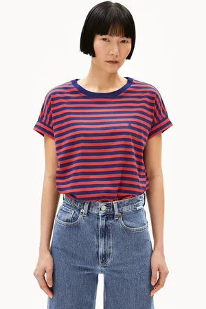 Armedangels IDAARA STRIPES Loose Fit T-Shirt - (S)