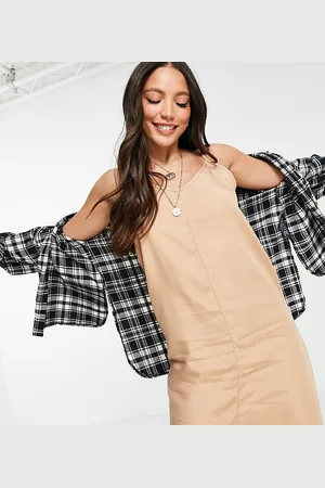 Noisy May – Camisole-Minikleid in Beige