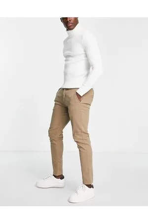 JACK & JONES Intelligence – Schmale Chinohose in Beige