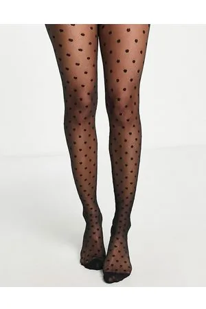 ASOS – Strumpfhose in mit mittelgroßem Punktemuster