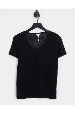 Object – T-Shirt mit V-Ausschnitt in