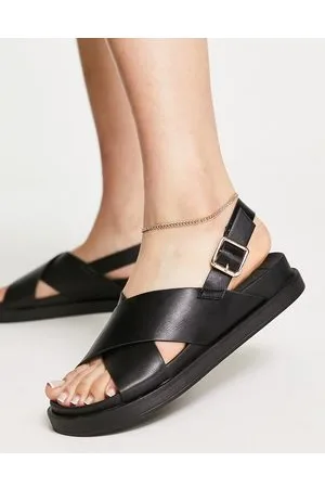 ONLY – Sandalen in mit gekreuzter Vorderpartie