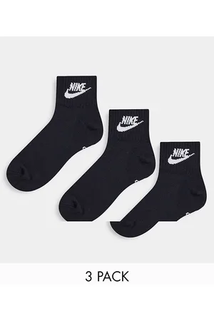 Nike – Everyday Essential – 3er-Pack knöchelhohe Socken in und Weiß