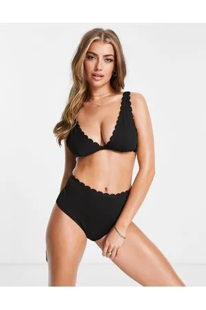 Peek & Beau – Exklusive Mix and Match-Bikinihose in mit hohem Bund und Bogenkante