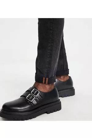 Truffle Collection Herren Sneakers - – Monk-Schuhe in aus Kunstleder mit dicker Sohle und weiter Passform
