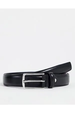 JACK & JONES – Gürtel aus hochwertigem, schwarzem Leder