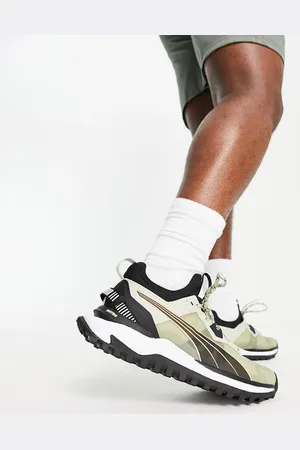 PUMA – Running – Voyage Nitro – Sneaker in Khaki und Schwarz