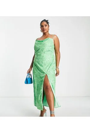 Pretty Lavish – Keisha – Maxi-Trägerkleid in mit abstraktem Blumenmuster