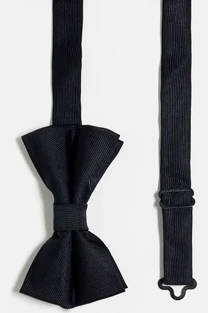 ASOS – Fliege aus schwarzem Satin
