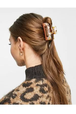 Accessorize Damen Haarschmuck - – Haarklammern im Multipack mit Schildpatt-Optik in kontrastierendem