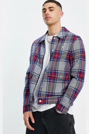 Farah – Wilcox – Karierte Trucker-Jacke