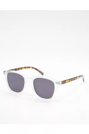 Jeepers Peepers – Eckige, transparente Damen-Sonnenbrille