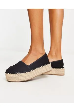 ASOS – Journal – Espadrilles in mit flacher Plateausohle