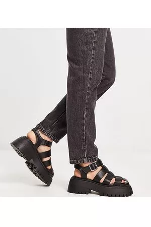 ASOS Damen Schuhe mit dicker Sohle - – Mermaid – Fischersandalen in mit dicker Sohle in weiter Passform