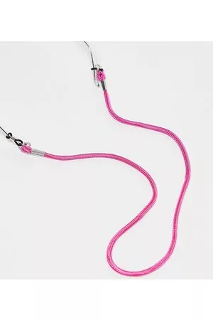 Jeepers Peepers X ASOS – Exklusive Sonnenbrillenkette in Pink in Kordeloptik