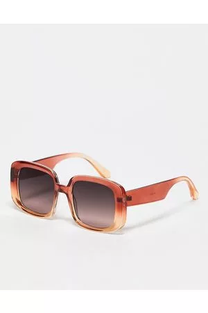 Jeepers Peepers – Eckige Oversize-Sonnenbrille in Ombré