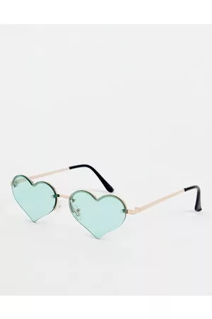 Jeepers Peepers – Herzförmige, rahmenlose Sonnenbrille in