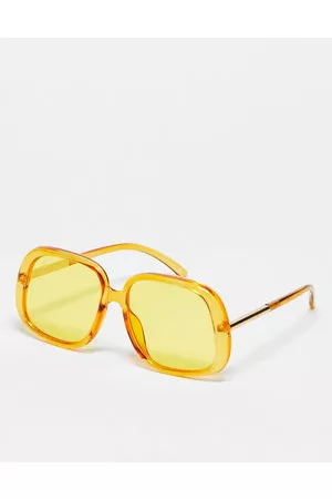 Jeepers Peepers – Eckige Oversize-Sonnenbrille in