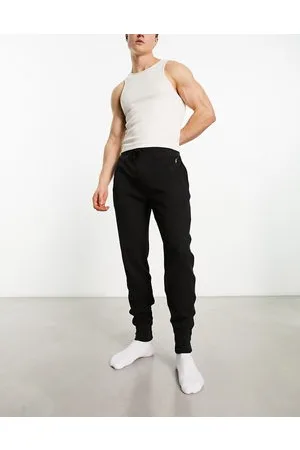 Ralph Lauren – Loungewear – Jogginghose in mit Waffelstruktur und Polospieler-Logo