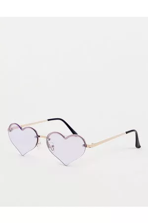 Jeepers Peepers – Herzförmige, rahmenlose Sonnenbrille in