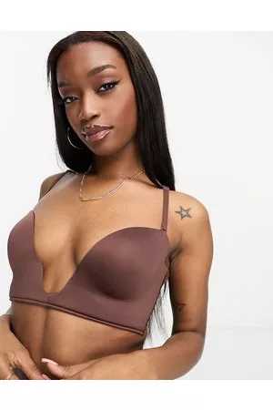 ASOS – Vorgeformter Mikrofaser-BH in mit tiefem, offenem Ausschnitt