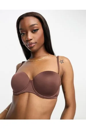 ASOS – Trägerloser BH aus Mikrofaser in mit geformten Körbchen