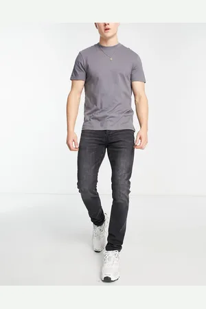 Only & Sons – Schmal geschnittene Jeans in verwaschenem