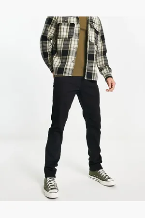 Only & Sons – Weft – Jeans mit regulärer Passform in Reinschwarz