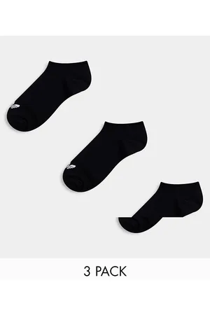 adidas – Schwarze Knöchelsocken im 3er-Pack