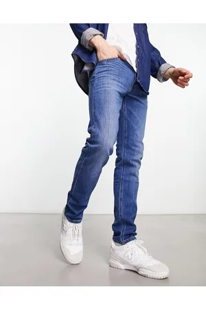 Lee – Luke – Schmal zulaufende Jeans in mittlerer Vintage-Waschung mit schmalem Schnitt