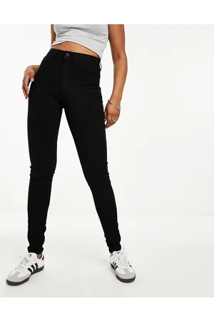 VILA – Eng geschnittene Stretch-Denim-Jeans in