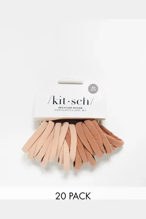KITSCH – Haargummi aus Nylon im 20er-Pack in Blush